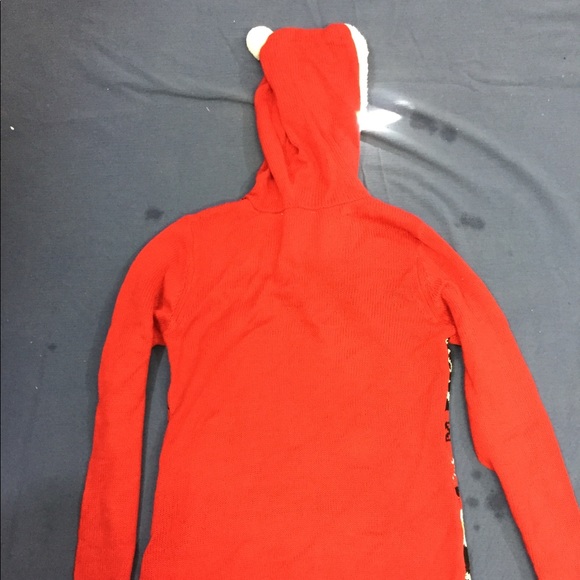 No Boundaries Knitted Red Santa Sweater - Picture 9 of 9